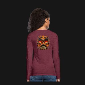 suff-2-frauen-premium-langarmshirt-Bordeauxrot-2