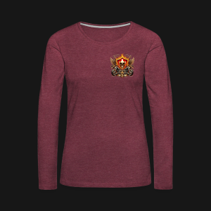 suff-22-frauen-premium-langarmsshirt-schwarz-Bordeauxrot-1