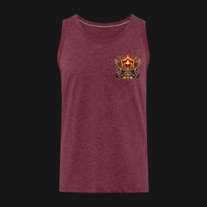 suff-22-maenner-premium-tank-top-Bordeauxrot-meliert-1